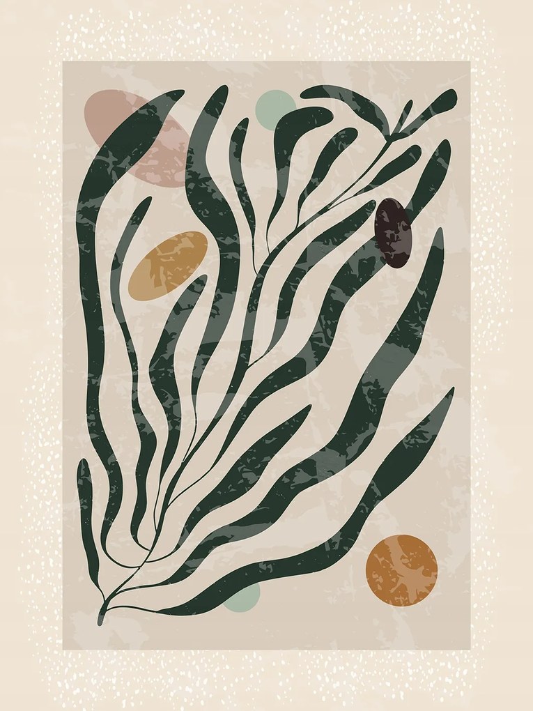 Boho bézs absztrakt Poszter 30x40cm kép #T25