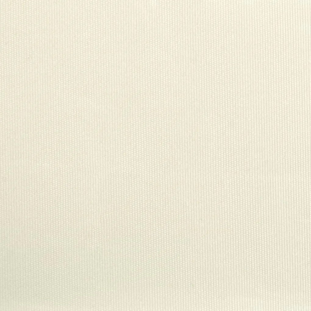 krémszínű szövet és acél feltekerhető napellenző 100 x 150 cm