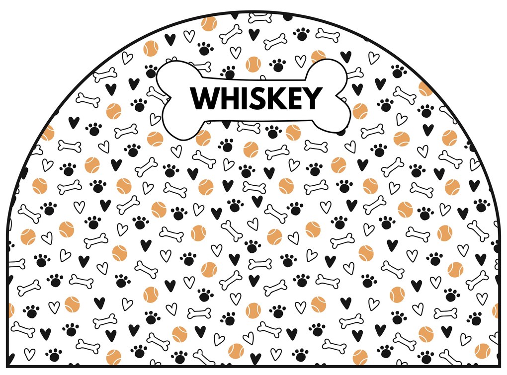 PIPPER. Védő textil falmatrica – Ív – Labdácskák Méret: 83x60cm, Indíték: névvel