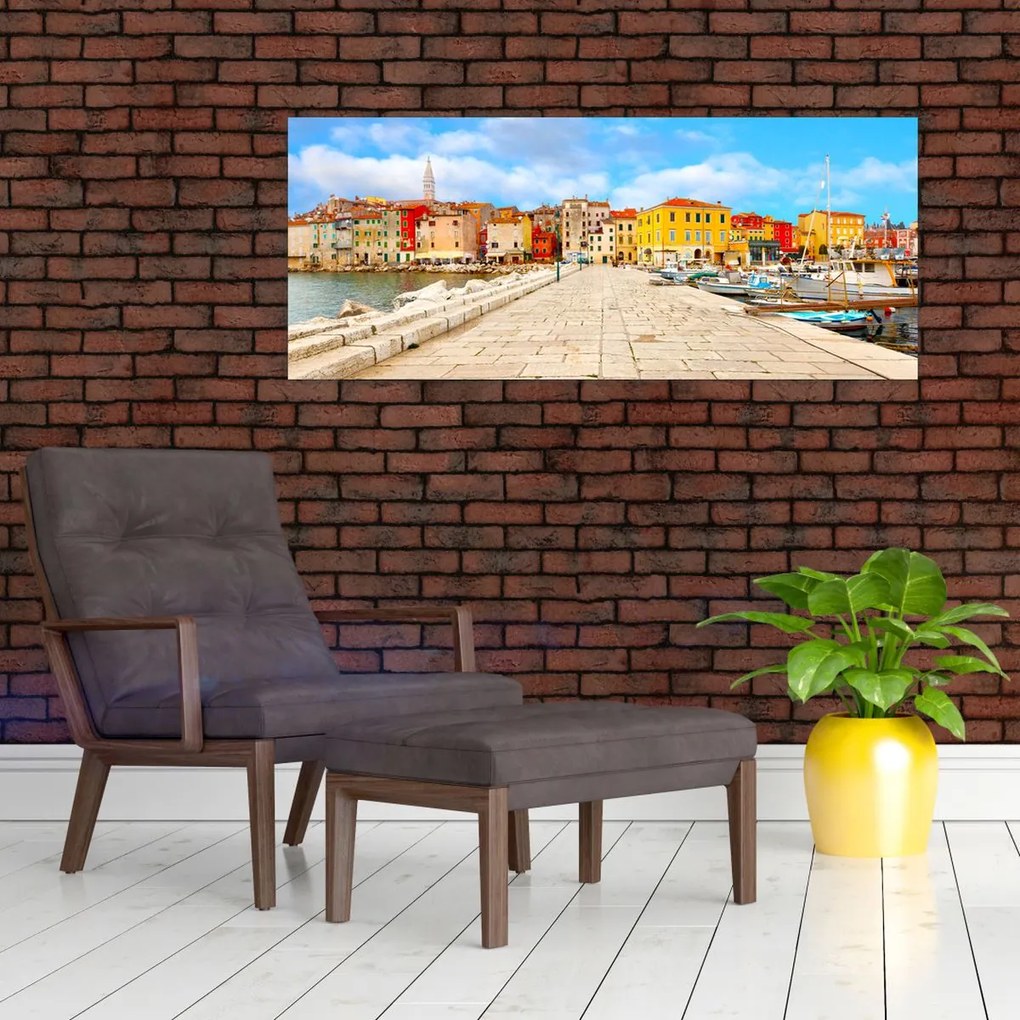 Kép - Poreč régi isztriai városa, Horvátország (120x50 cm)