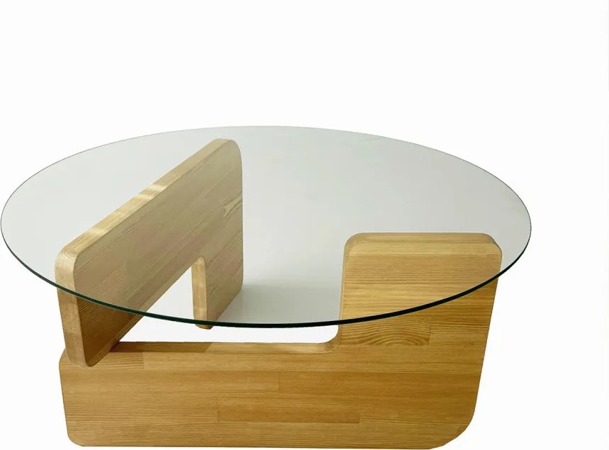 Mia - Oak, Transparent