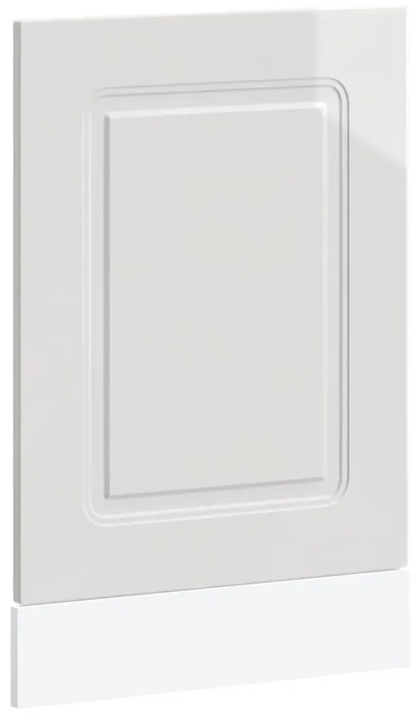 mosogatógép panel Kalmar magasfényű fehér 45x1,5x67 cm
