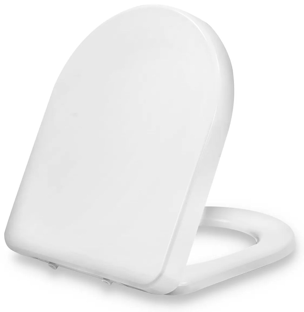 Blumfeldt Senzano, WC-ülőke, D-alak, automatikus lecsukódás, antibakteriális, fehér