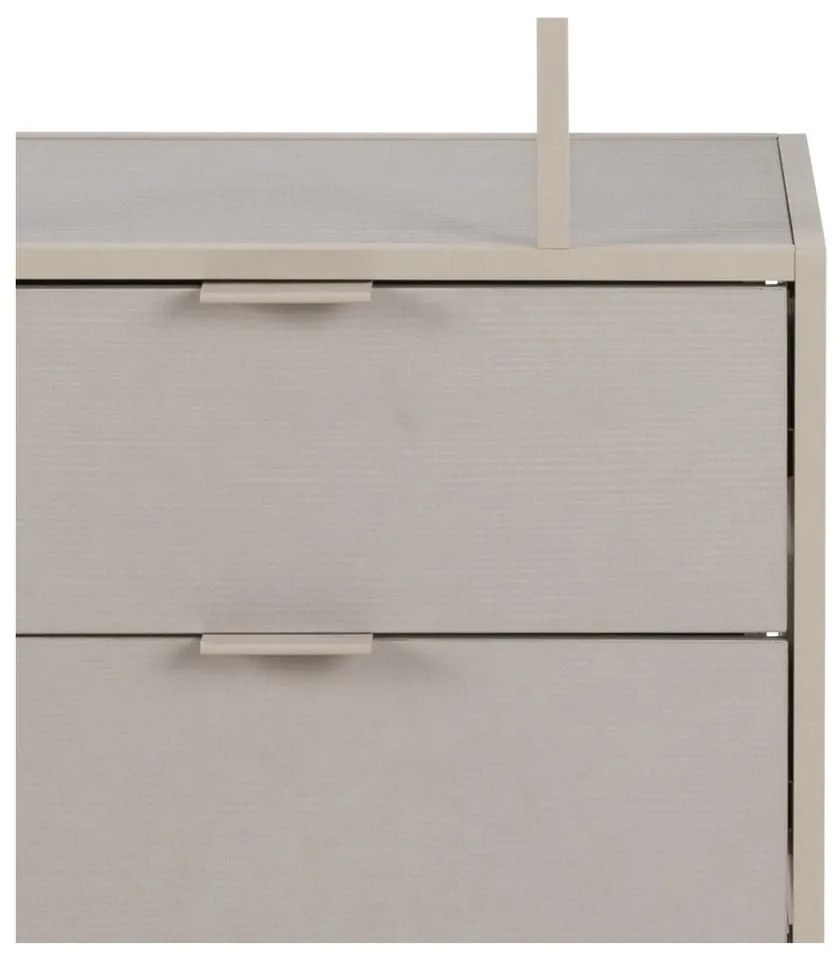 Szürke könyvespolc 77x185x35 cm Seaford – Actona