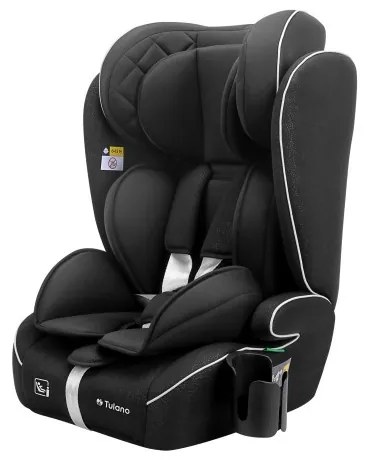 Gyerek autósülés, i-Size, állítható fejtámla, 76-150 cm, fekete
