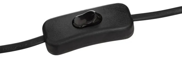 Atmosphera - Asztali lámpa KOBY 1xE14/40W/230V kender/fekete