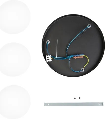 Felületre szerelhető csillár MOONLIGHT 3xE27/15W/230V fekete