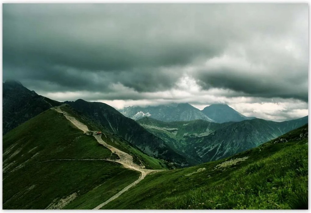 Poszterek 155x105 Tátra Lengyel hegyek Kilátás