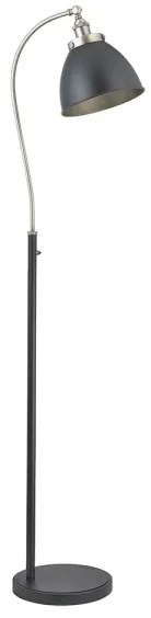 Endon 98753 - Állólámpa FRANKLIN 1xE27/10W/230V matt króm/antracit