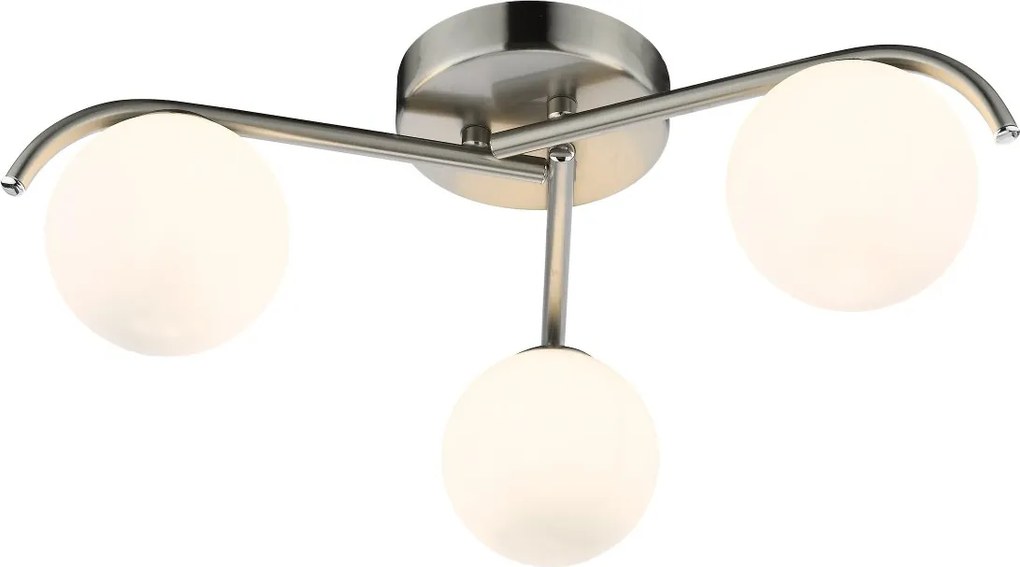 Dar Lighting modern mennyezeti lámpa orlena szatén króm darorl5346