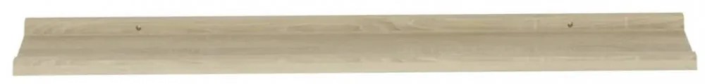 4 db sonoma tölgy színű fali polc 100 x 9 x 3 cm
