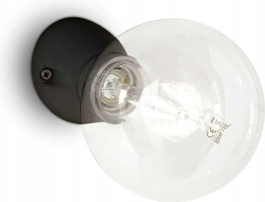 Ideal Lux Winery AP1 nero 180304 fekete fali lámpa