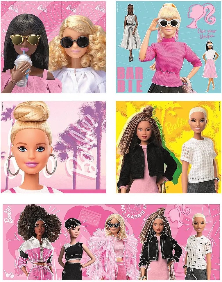 Barbie Girl 10 az 1-ben puzzle Clementoni
