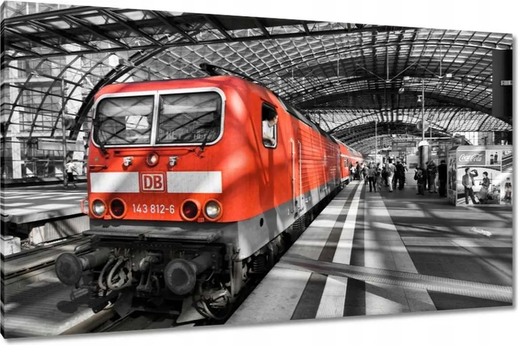 Festmények 120x70 Vonat Berlinben