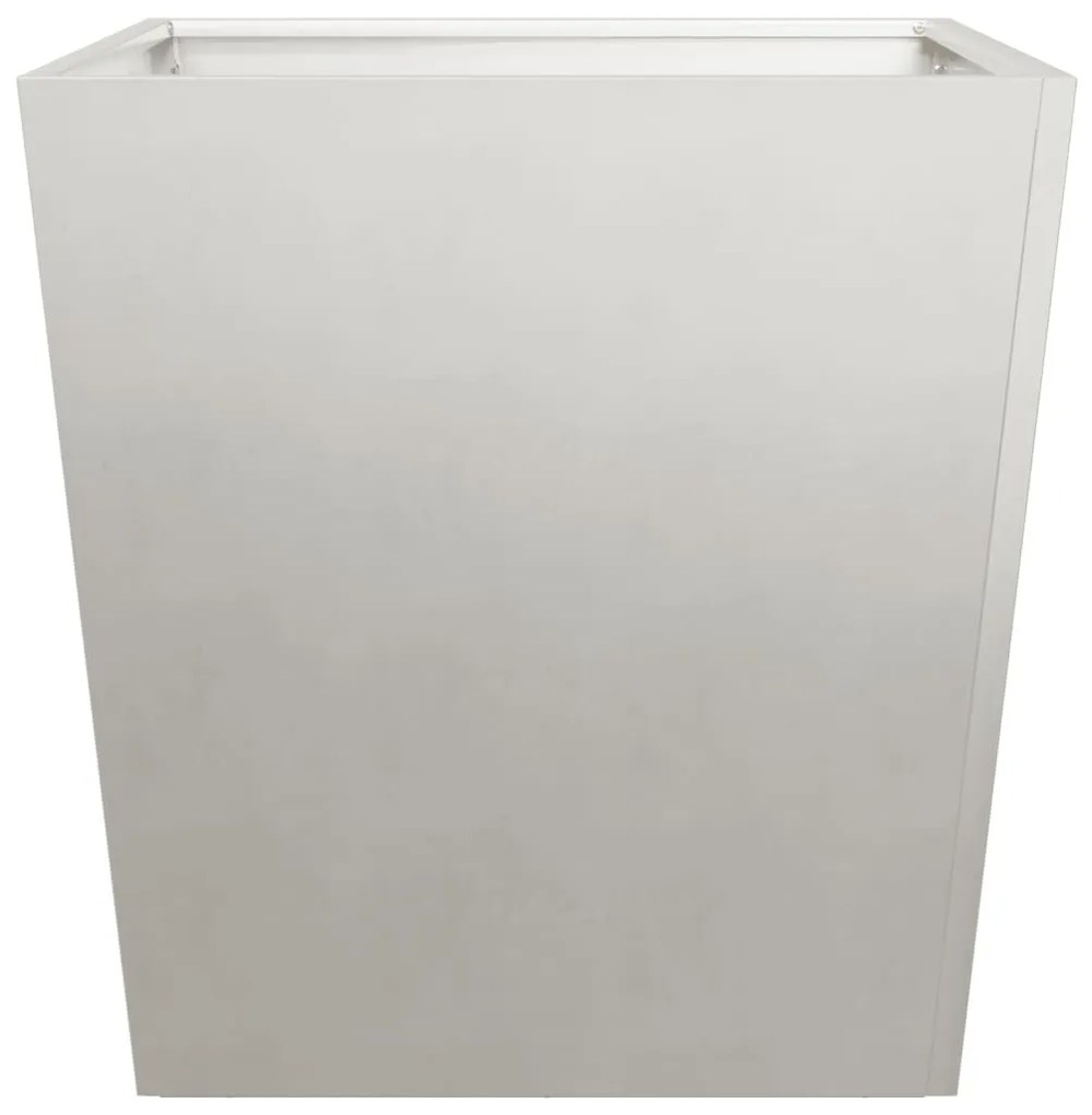 Rozsdamentes acél kerti virágtartó 50 x 50 x 50 cm