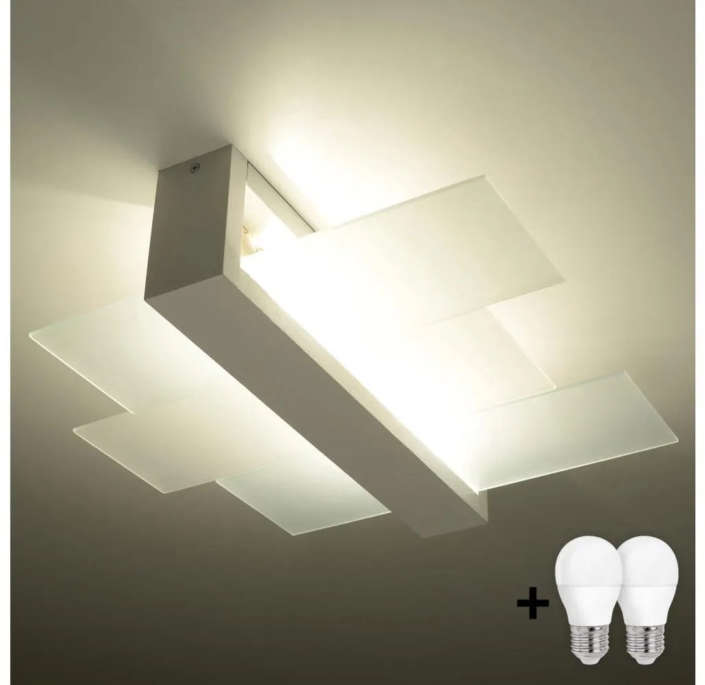 Brilagi Brilagi - LED Mennyezeti lámpa HERA 2xE27/7,5W/230V fehér BG0550