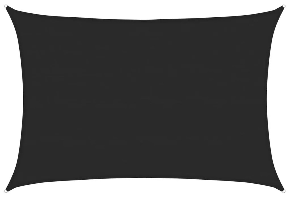 fekete HDPE napvitorla 160 g/m² 5 x 7 m