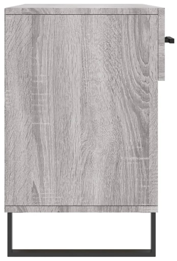 vidaXL szürke sonoma színű szerelt fa cipőpolc 102 x 35 x 55 cm