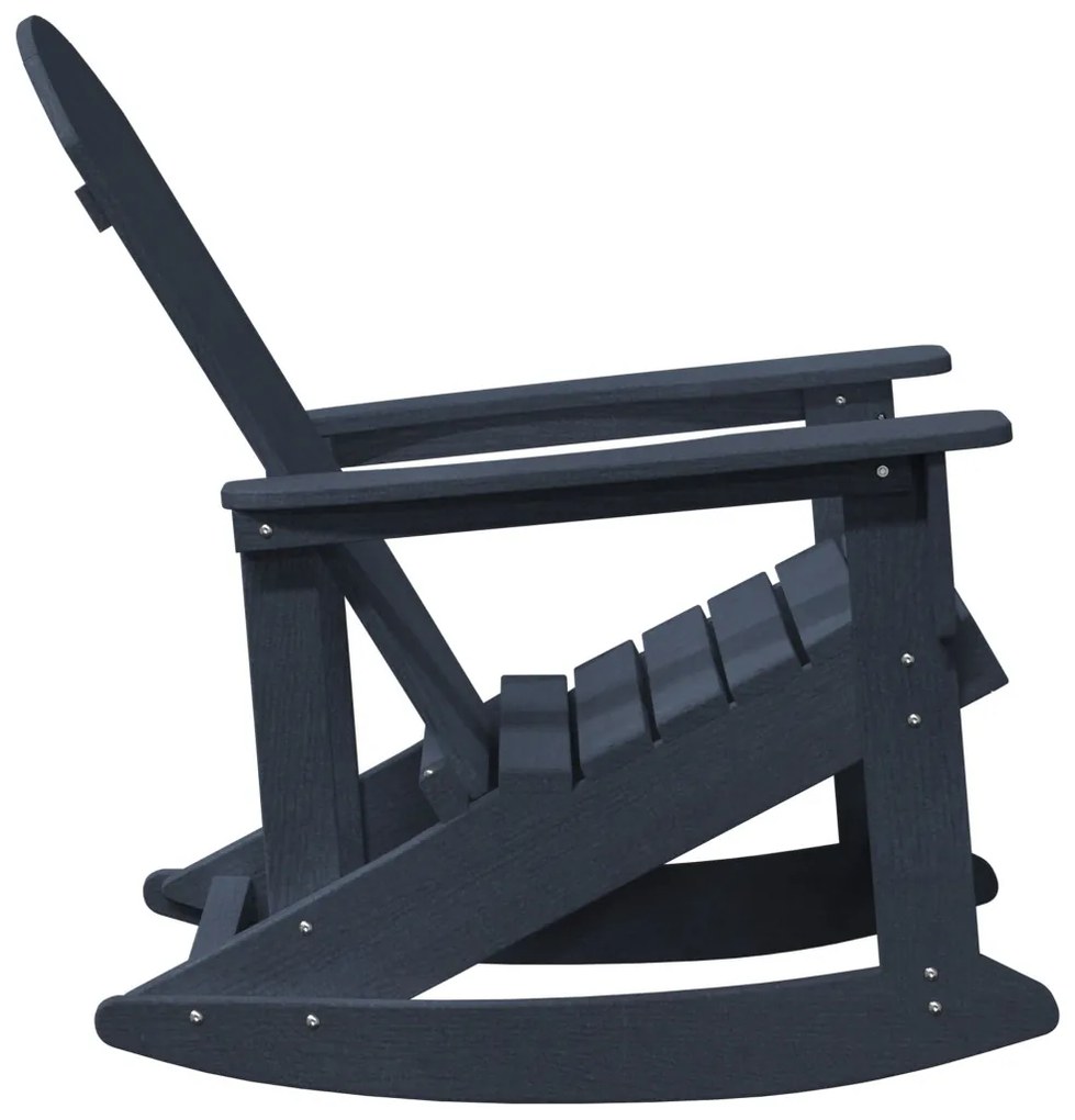 Tengerészkék Adirondack hintaszék 73.5x92x90 cm HDPE