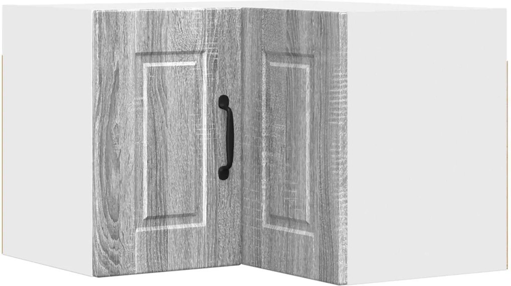 vidaXL Konyhaszekrény polcokkal Szürke Sonoma 57 x 57 x 40 cm Faanyag