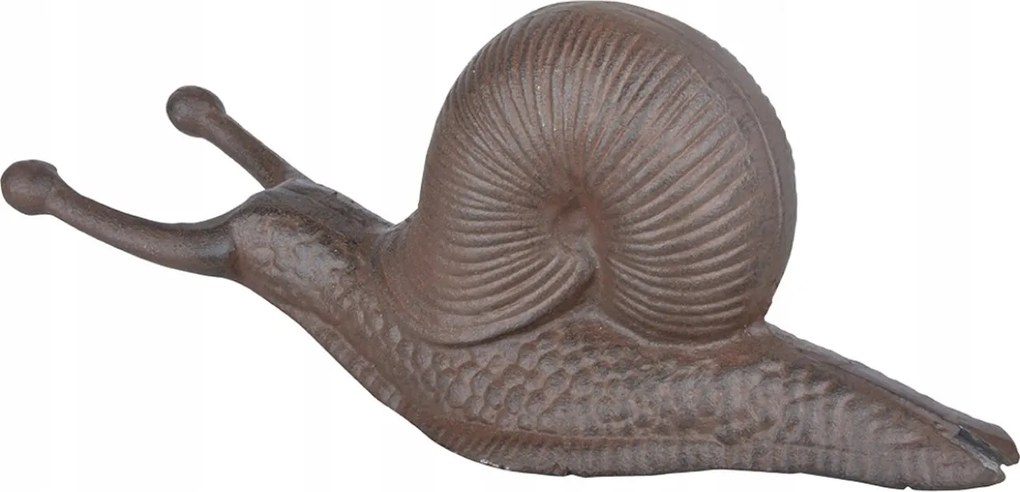 Öntöttvas Figura Csiga kerti dekoráció Cipőlehúzó Esschert dekoráció