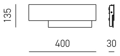 Gea Luce DOHA A P T - LED Fali lámpa DOHA LED/15W/230V 40 cm bézs