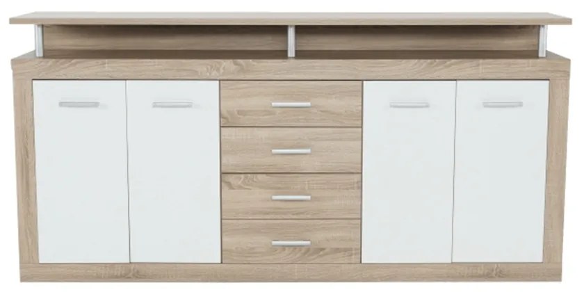 Komód Jachim Juno New sonoma tölgy + fehér. 752205