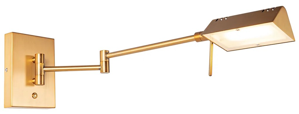 Design fali lámpa bronz, beépített LED-del, fényerőszabályzóval - Notia