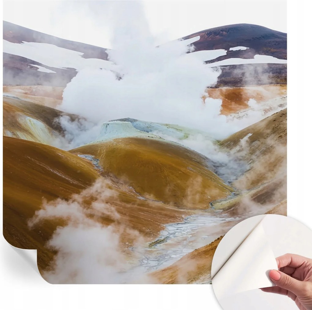 Prémium fali öntapadós fotótapéta Vulkáni dombok 250x250 cm