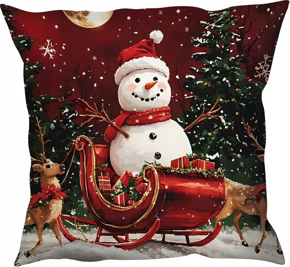 Karácsonyi díszpárnahuzat 45x45 díszpárnahuzat