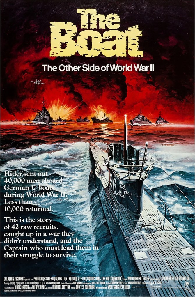 Poszter Das Boot The Boat Film Wolfgang Petersen