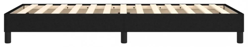 rugós ágykeret Fekete 80x200 cm szövet 80x200 cm