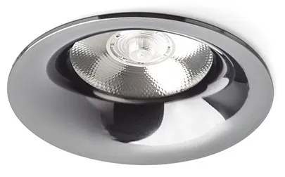 RENDL SHARM BASE süllyesztett lámpa fekete króm 230V LED 10W 24° 3000K