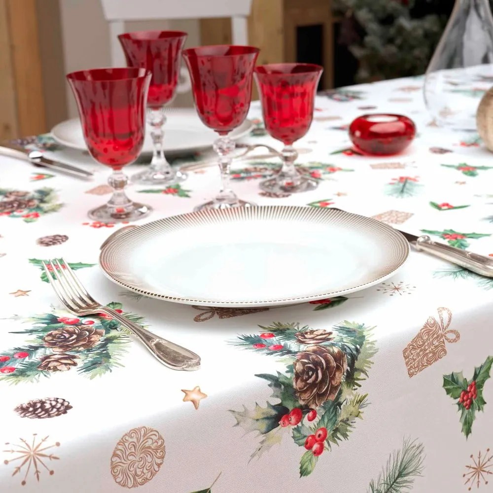 Asztalterítő karácsonyi mintával 150x300 cm Hollystar – douceur d'intérieur
