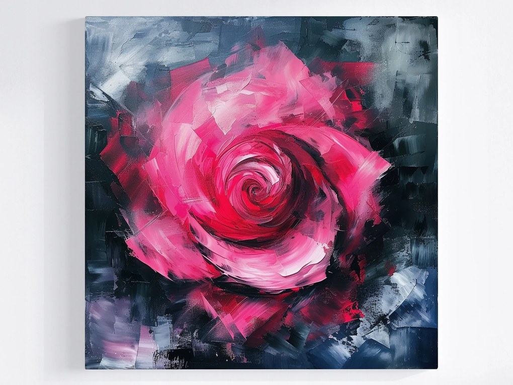 Vászonkép Canvas Festmény Természet Virág Rózsa 80x80