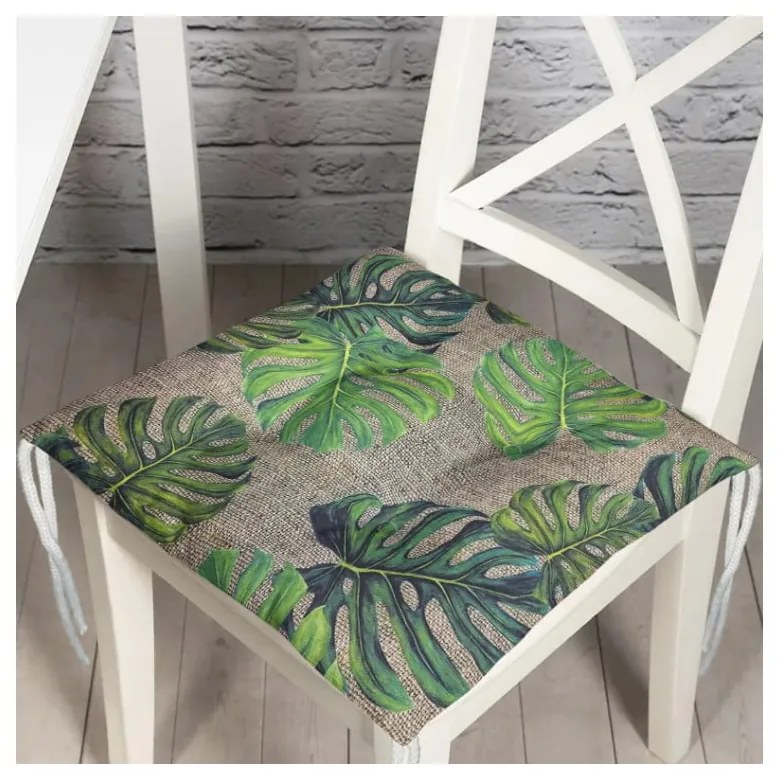 Green Banana Leaves székpárna, 40 x 40 cm - Minimalist Cushion Covers