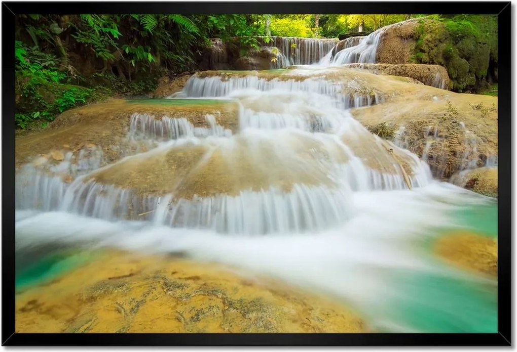 Poszterek keretben 60x40 Kaszkád Ázsiában