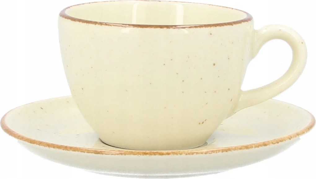 Lubiana Art Kávés- és Teáscsésze Alátéttel Szett 180 ml 14,5 cm