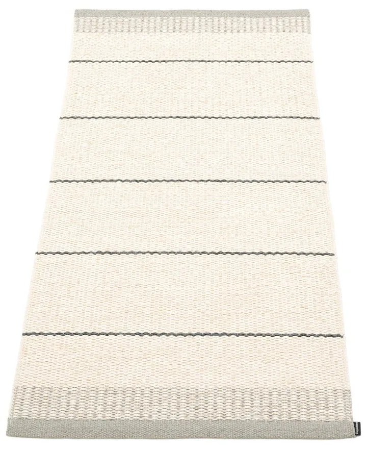 Világosszürke-krémszínű kültéri-beltéri szőnyeg 60x125 cm Belle Warm Grey – Pappelina