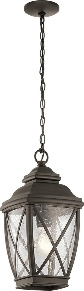 Kichler klasszikus kültéri függeszték tangier antik bronz elskl-tangier8-m IP54