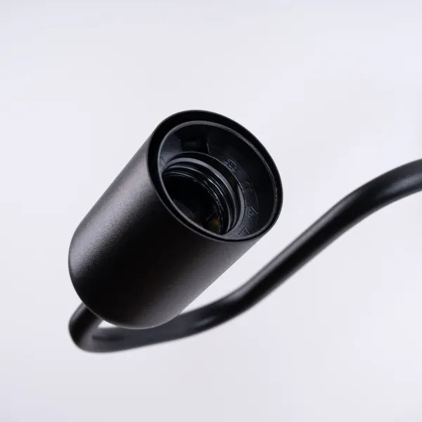 Sollux SL.1445 - Fali lámpa VECTOR 1xE27/15W/230V fekete