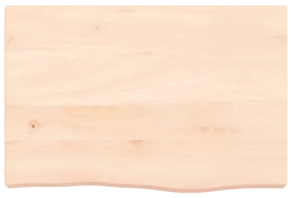 kezeletlen tömör tölgyfa asztallap 60x40x(2-6) cm