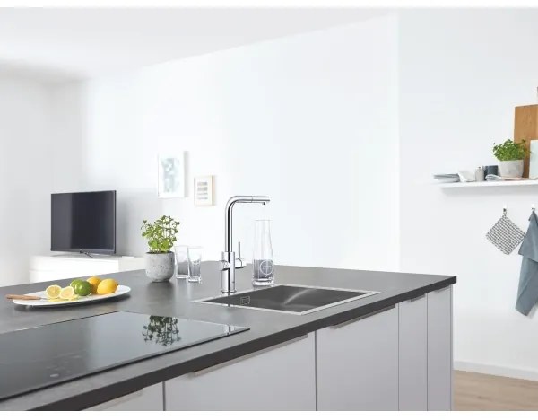 GROHE 40437000 - 6 db-os pohárkészlet, kék, 250 ml, kristály/átlátszó