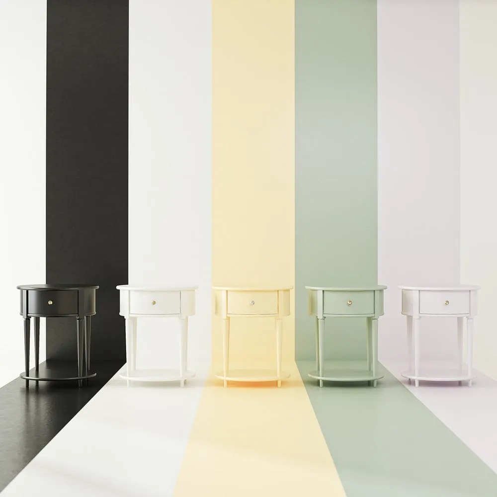 Fekete éjjeliszekrény Aurora – Støraa