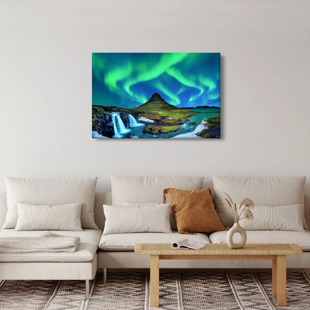Kép - Kirkjufell, Izland (90x60 cm)