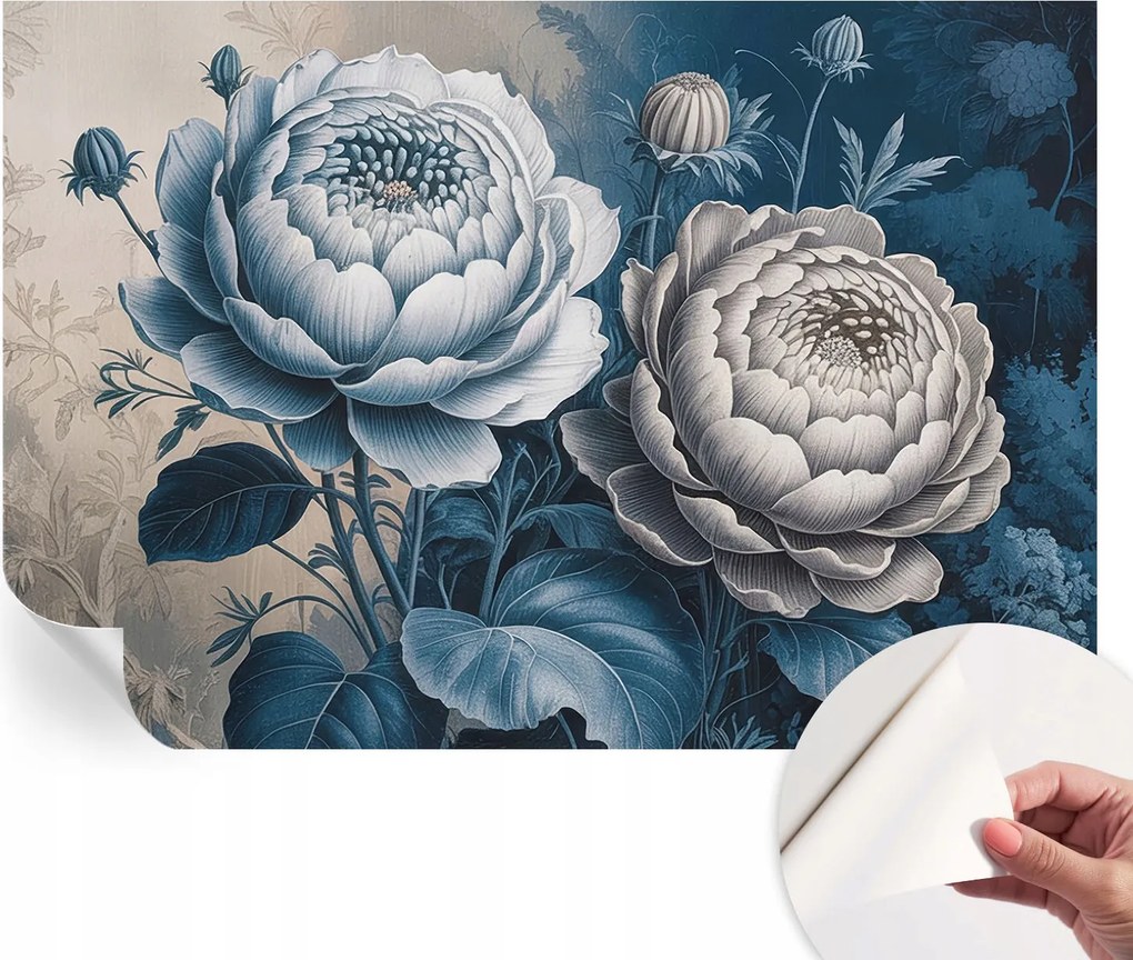 Öntapadós Dekoratív Fotótapéta Hálószobába Romantikus virágok 152x104