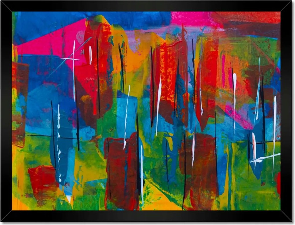 Poszterek keretben 40x30 Absztrakt Tanya