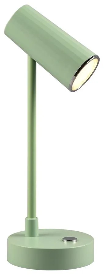 Világoszöld LED szabályozható asztali lámpa (magasság 28 cm) Lenny – Trio