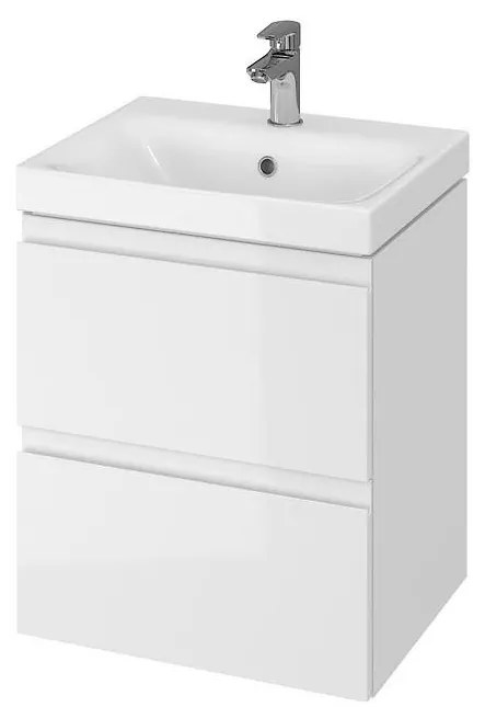 Cersanit S801-230-DSM Függesztett fürdőszobai szekrény mosdóval MODUO 50 cm fehér