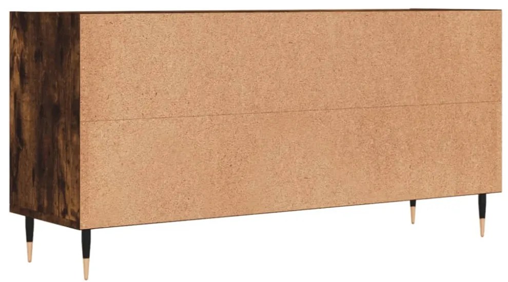 füstös tölgy színű szerelt fa TV-szekrény 103,5x30x50 cm